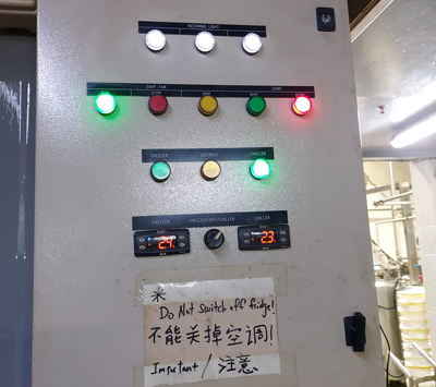 Design & Build Cold Room Control Panel